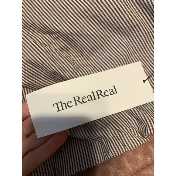 Iro Authentic Beige Pink Lamb Leather Long Sleeve Motorcycle Jacket 34 Xs - Picture 7 of 9